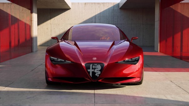 De Alfa Romeo Cuorerosso laat zien hoe toekomstige modellen eruit kunnen zien. Topman Santo Ficili noemt Giorgio als basis, maar de aandrijving blijft open.