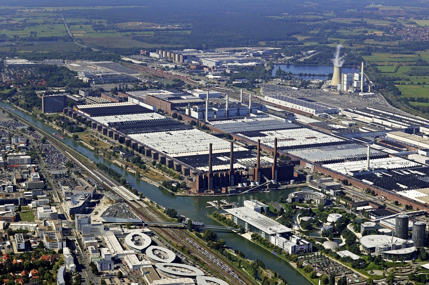 Volkswagen-fabriek in Wolfsburg
