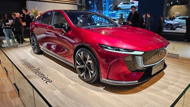 elektrische Mazda 6e onthuld op Autosalon Brussel