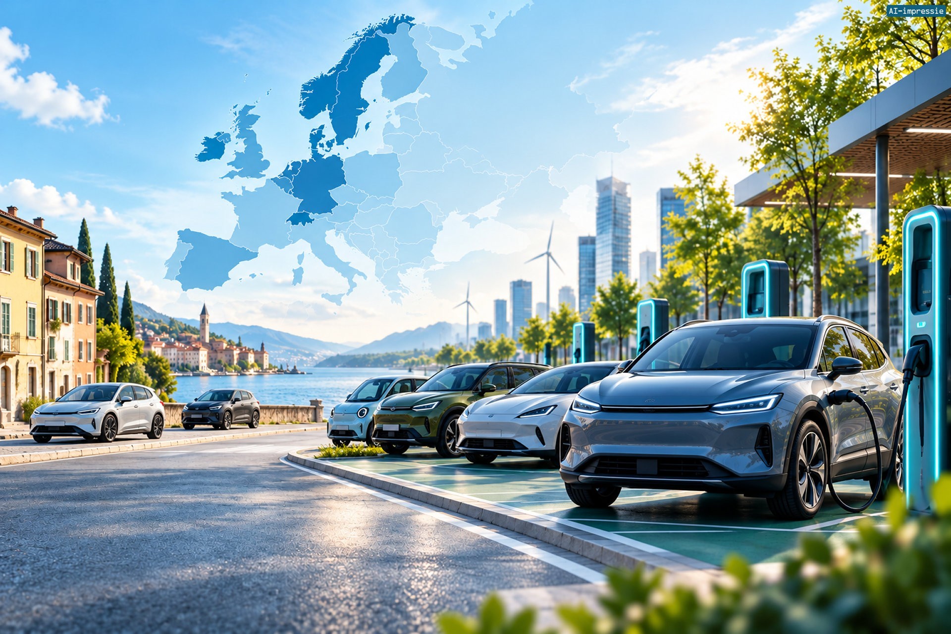Registraties elektrische auto's stijgen met 70 procent, maar Europa blijft verdeeld
