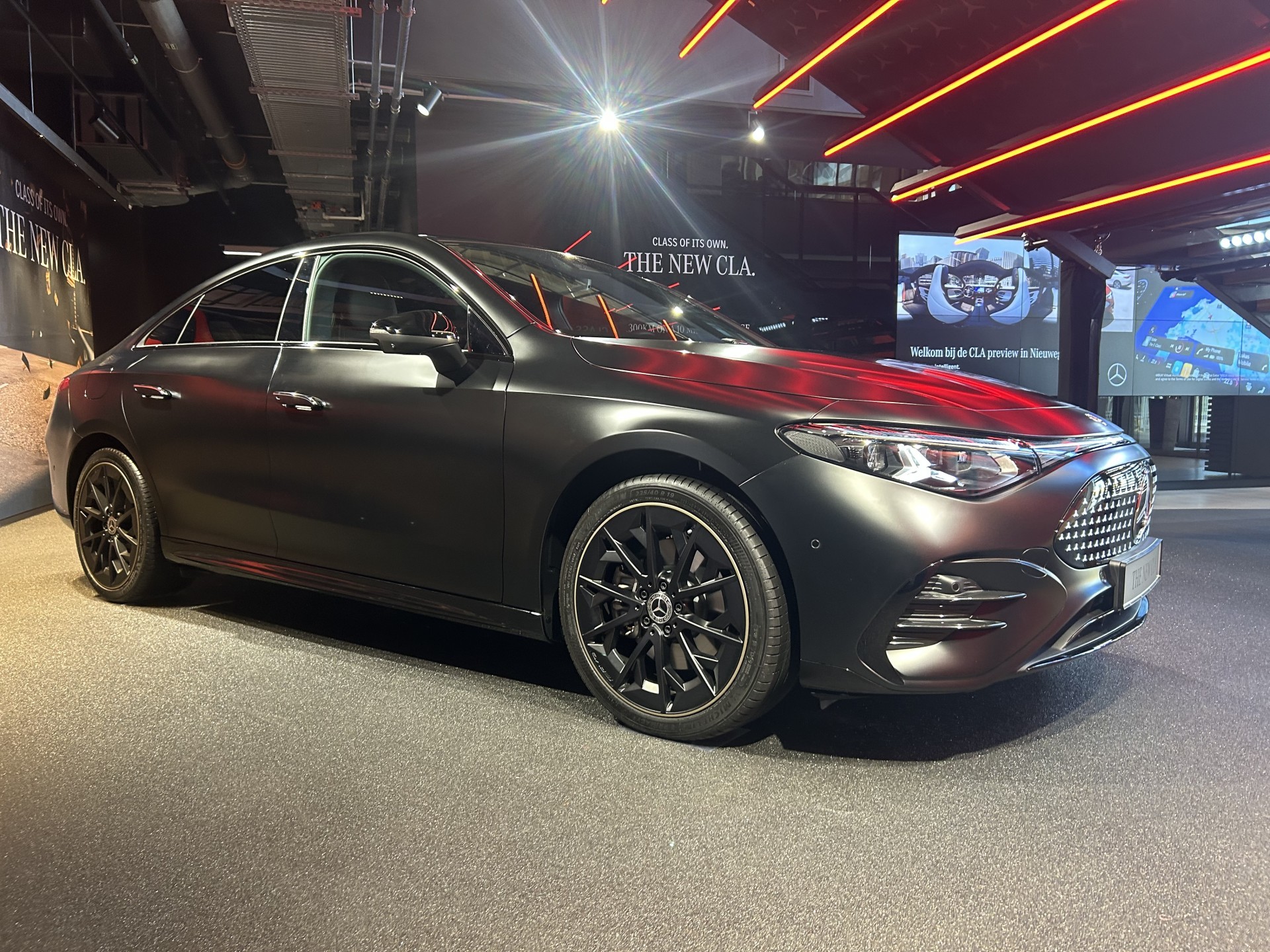 Nieuwe elektrische Mercedes-Benz CLA