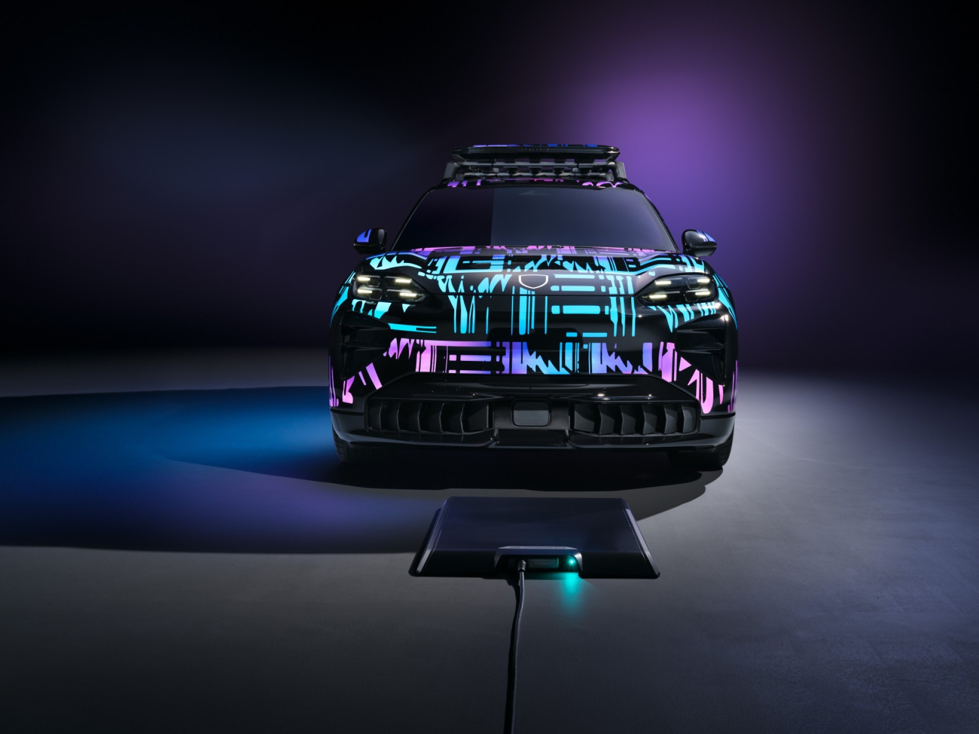 Draadloos laden voor de Porsche Cayenne