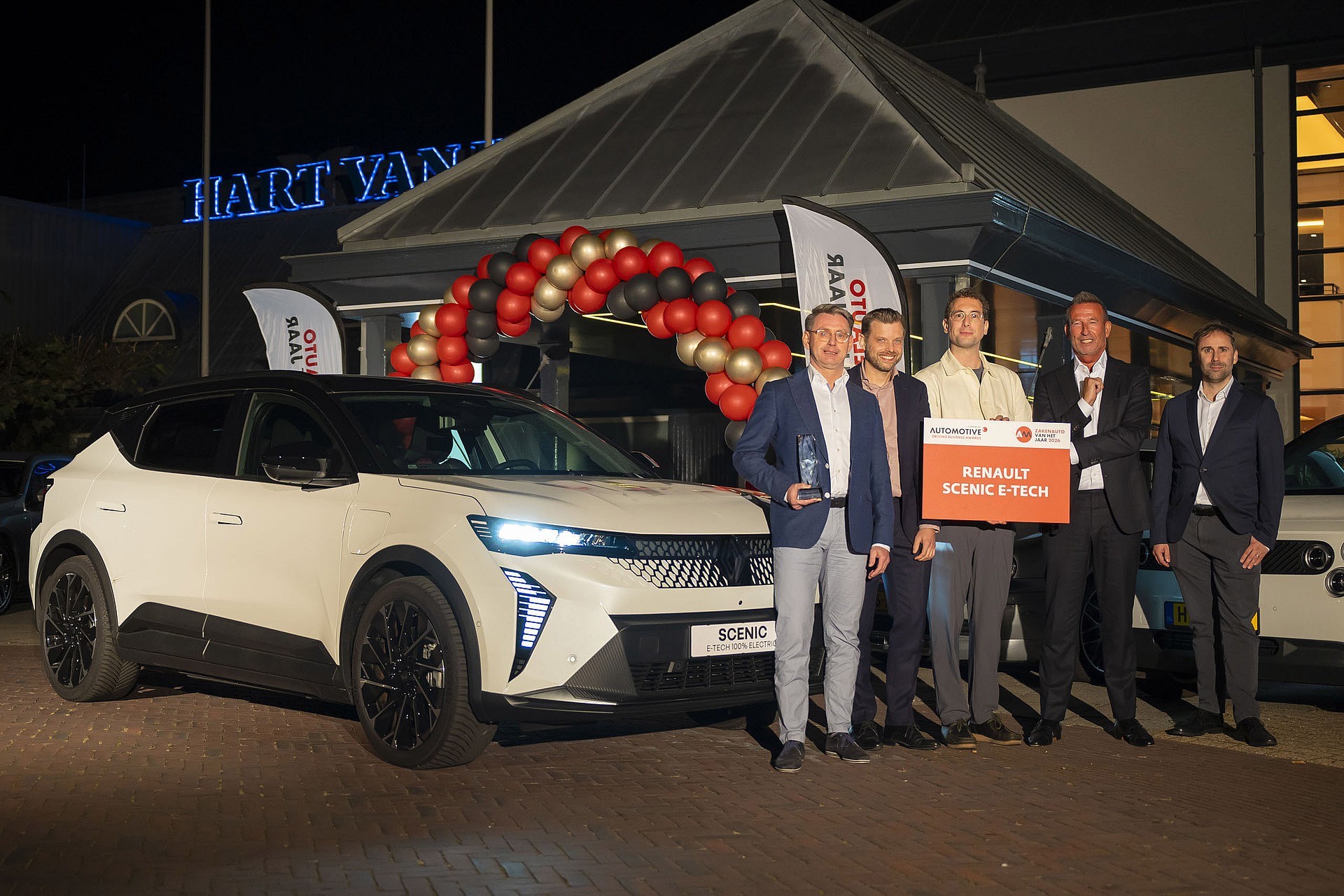 Renault Scenic E-Tech Electric bekroond tot Zakenauto van het Jaar 2026