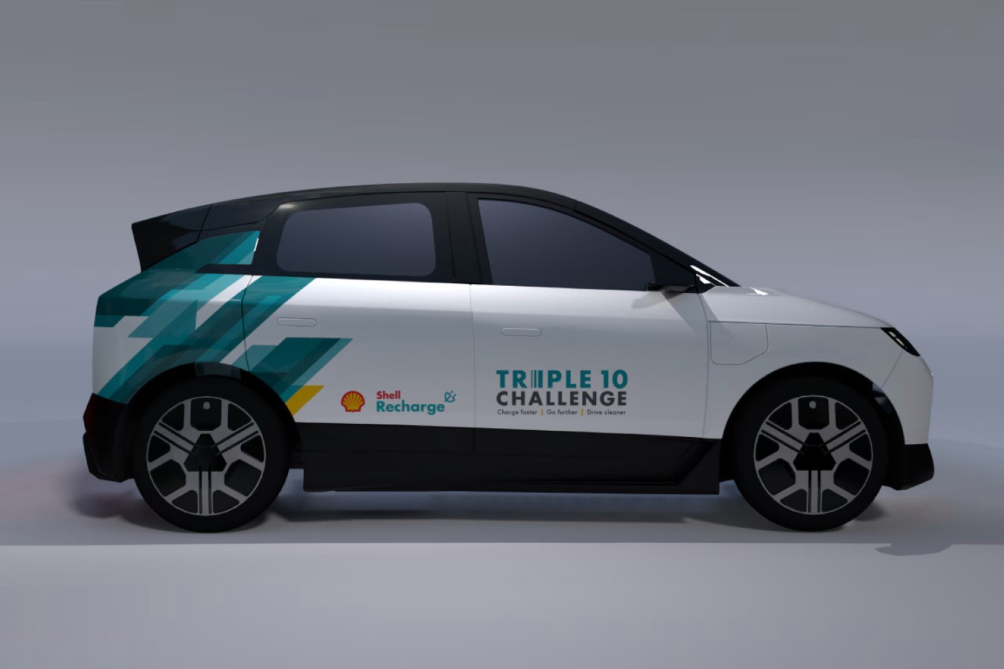 Shell gebruikt de Triple 10 Challenge Concept Car als demonstratie voor sneller laden, 10 km/kWh en lagere levenscyclusuitstoot via slimmer thermisch management.