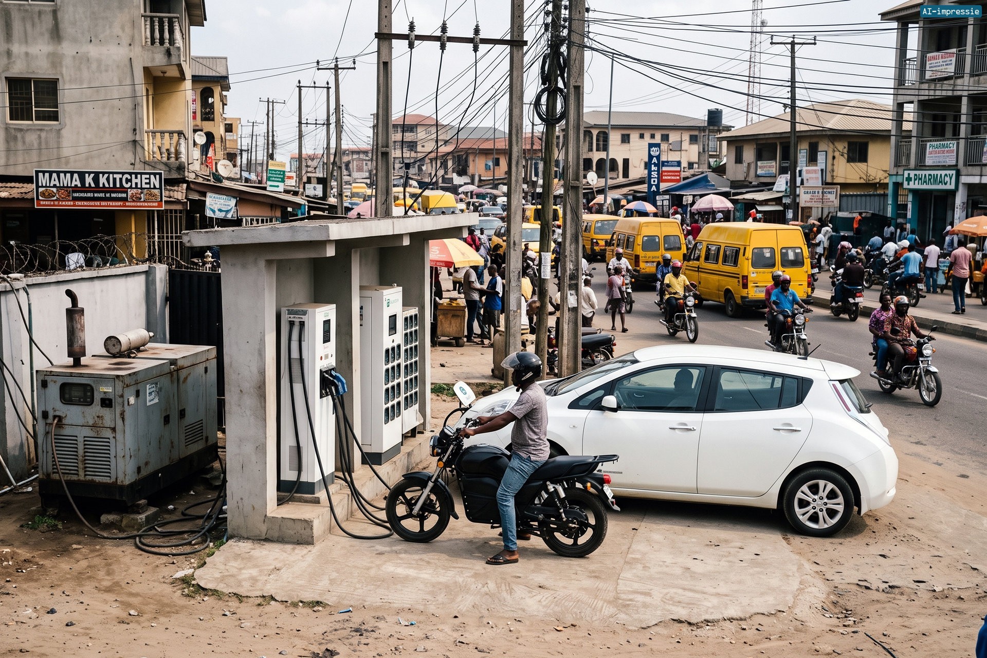 Nigeria wil elektrisch rijden, maar heeft nauwelijks genoeg stroom