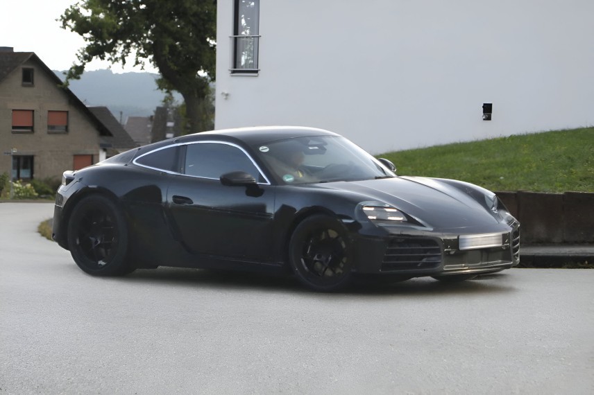 prototype/testvoertuig elektrische Porsche 718 Cayman