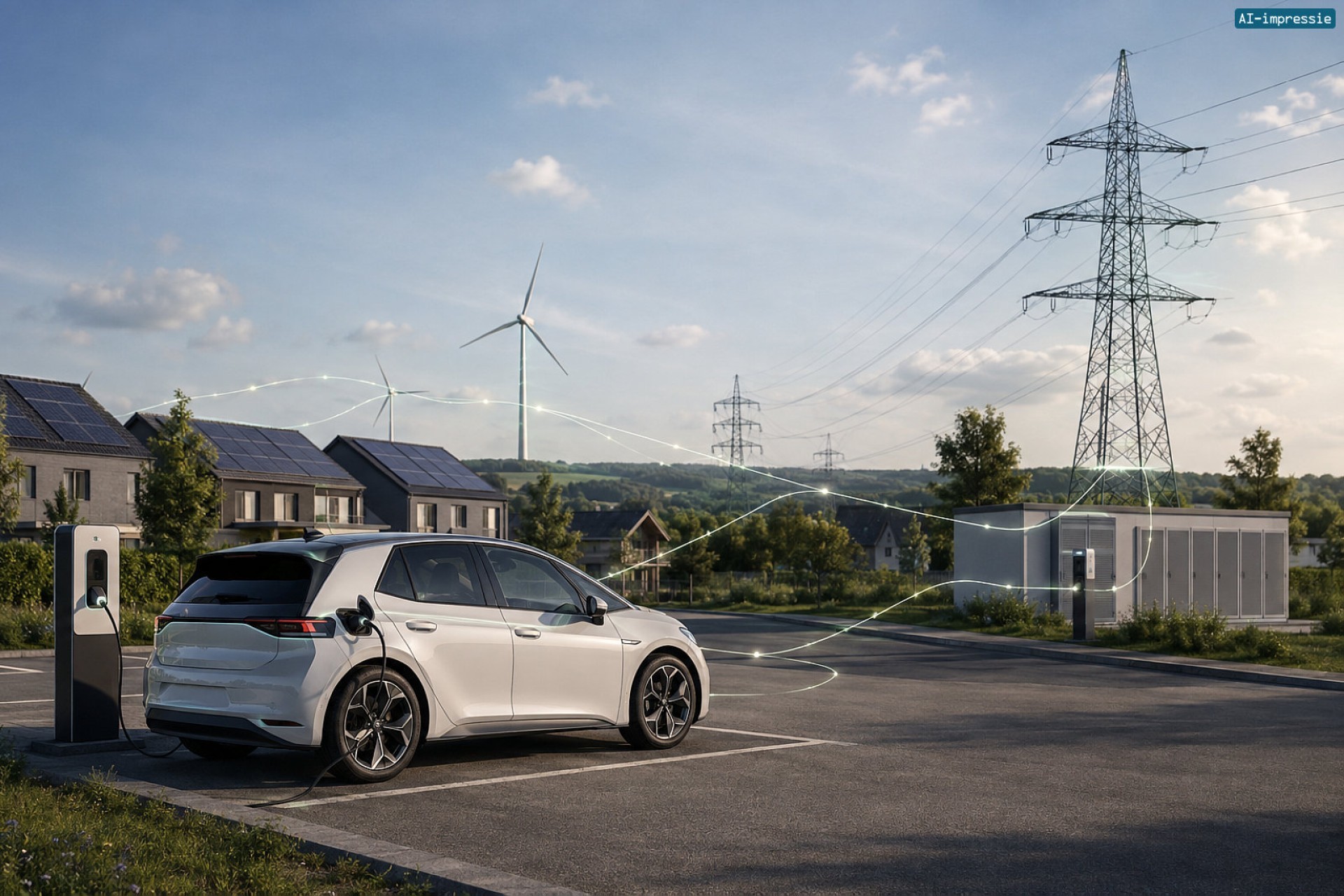 De EU wil de elektrische auto een onderdeel van het stroomnet maken