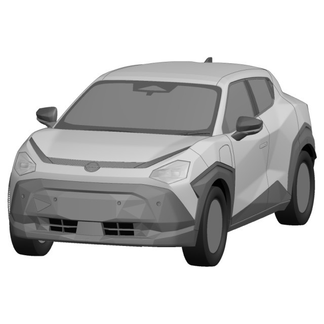 Een nieuwe EU-ontwerpregistratie bevestigt dat de elektrische Nissan Juke zijn extreem hoekige vorm behoudt. Marktintroductie: voorjaar 2027.