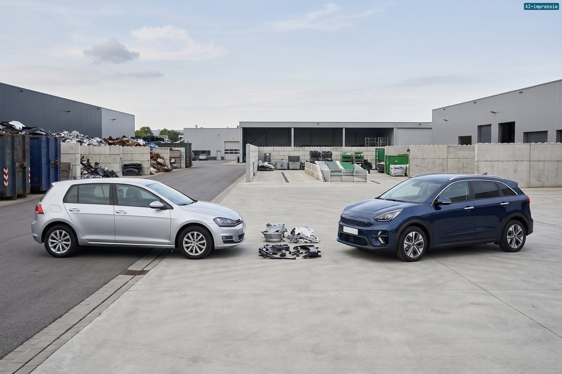 Zelfs een nieuwe benzineauto slopen voor een EV kan CO₂-reductie opleveren