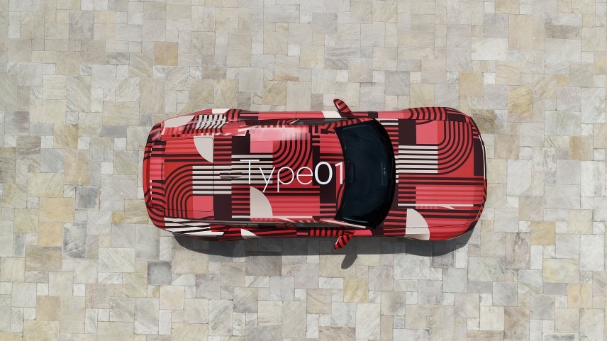 Prototype Jaguar Type 01 op circuit Monaco