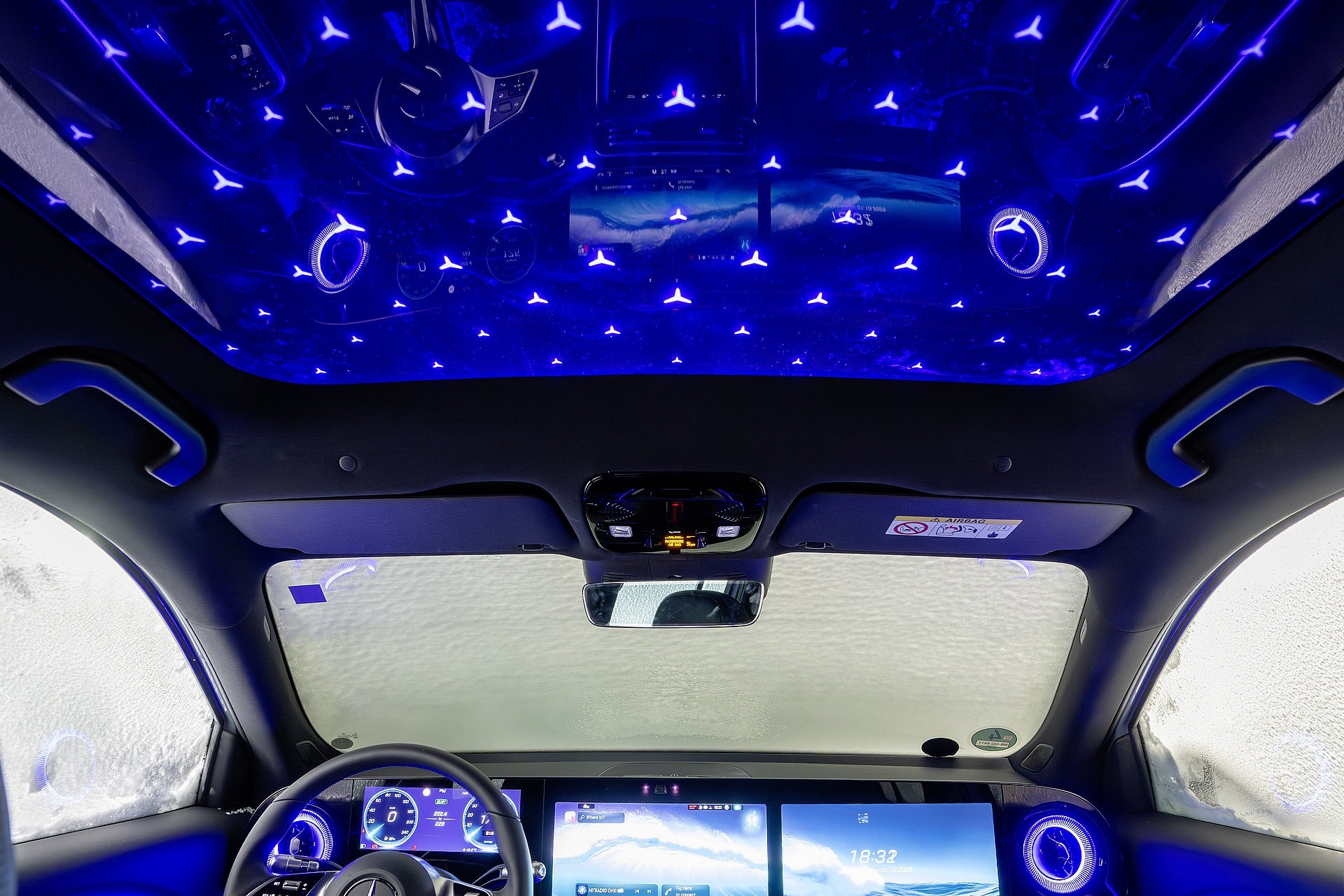 Sterrenkijken in de Mercedes-Benz GLB