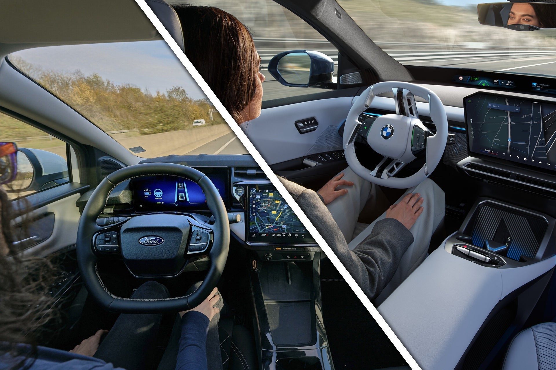 Handsfree rijden op de snelweg kan ook met een BMW en Ford