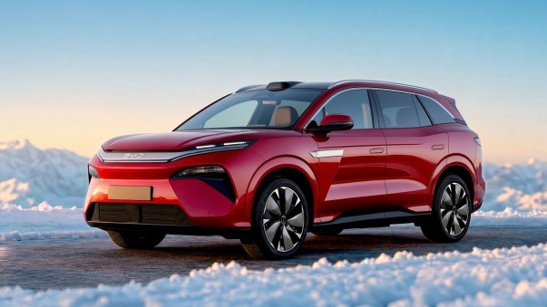 De BYD Atto 8 komt begin 2027 naar Nederland, met zeven zitplaatsen, een accu van 115 kWh en tot 653 kilometer WLTP. Ook Flash Charging is aan boord.