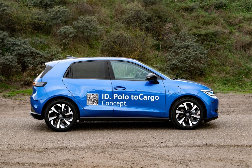 Volkswagen maakt van de ID. Polo een toCargo met 1.200 liter laadruimte. Veel extra volume levert dat niet op, wel een vlakke en afgescheiden laadruimte.