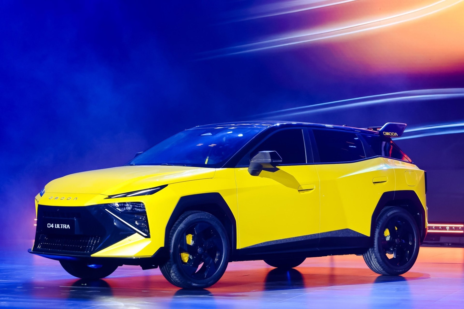 Omoda 4 Ultra trekt de aandacht met sportieve styling en ‘Electro Yellow’-look