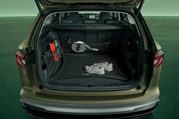 Interieur van vernieuwde, verbeterde en goedkopere Škoda Enyaq