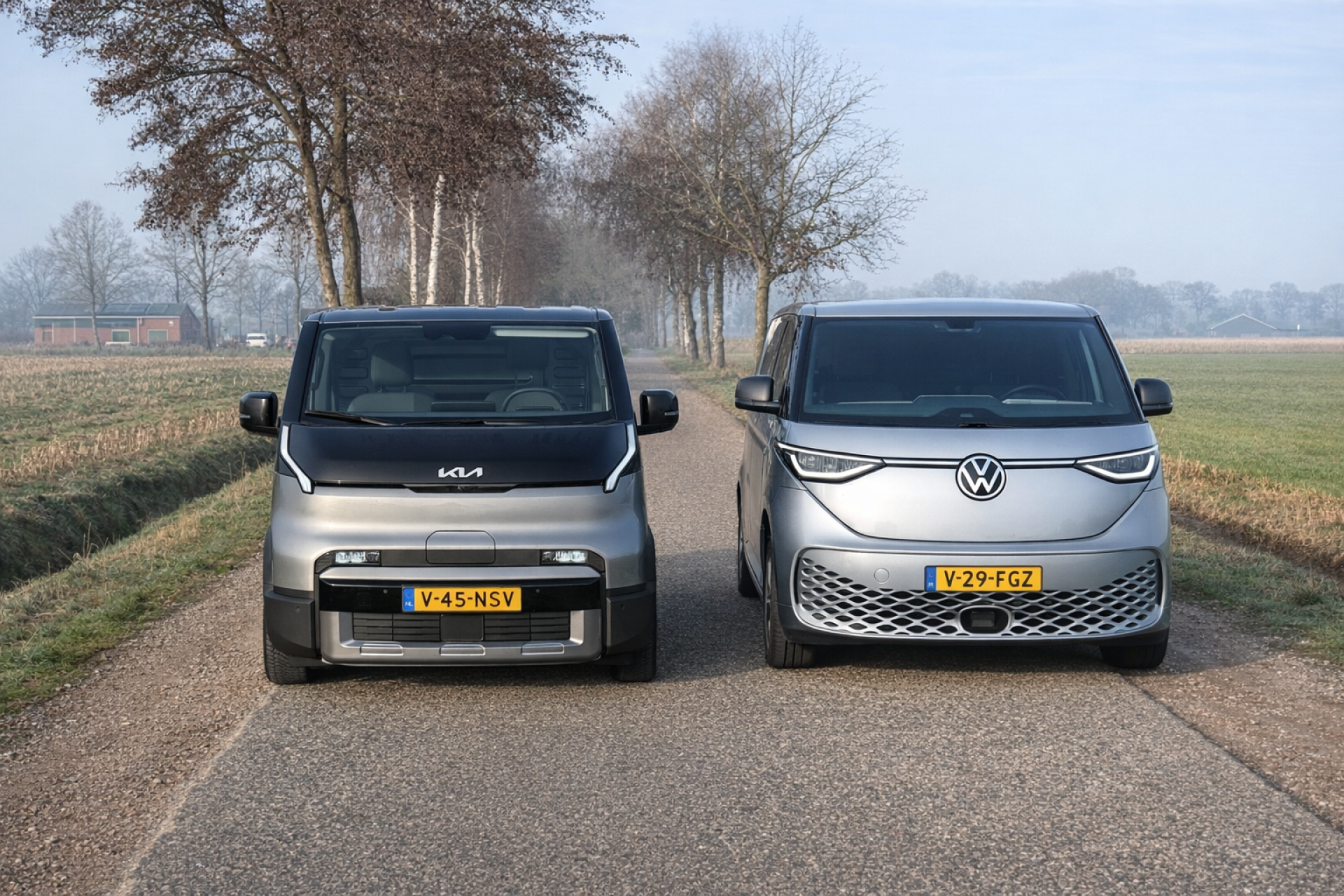 Kia PV5 Cargo versus VW ID. Buzz Cargo