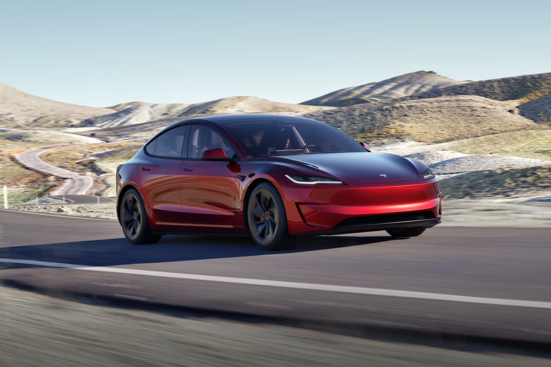 De nieuwe, nog snellere Tesla Model 3 Performance