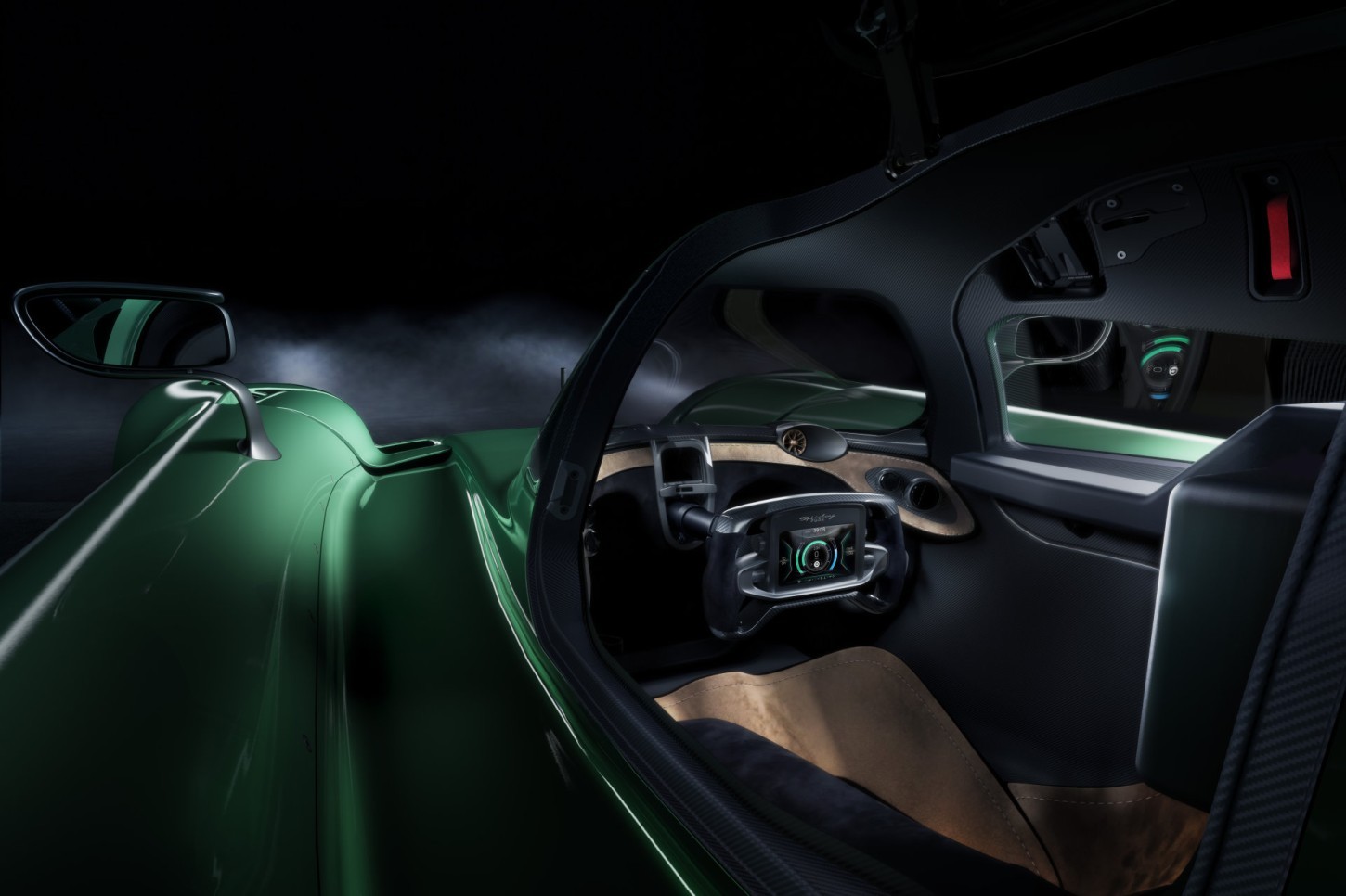 McMurtry onthult de productieversie van de elektrische Spéirling Pure. De circuitauto gebruikt ventilatoren voor 2.000 kg downforce vanaf stilstand en kost vanaf £995.000.